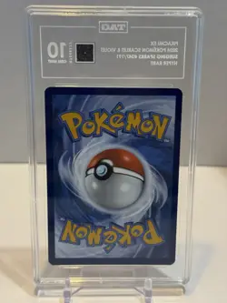 Pikachu EX 247/191 Sv08: Surging Sparks Holo Gold Hyper Rare Card TAG 10 - Image 3
