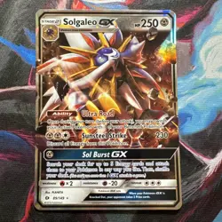 Solgaleo GX 89/149 Sun & Moon Base Set - Pokemon Card - NM - Image 1