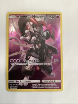 Armored Mewtwo - SM228 - Pokemon Sun & Moon Promo Ultra Rare Card DMG - See Pics - Image 1