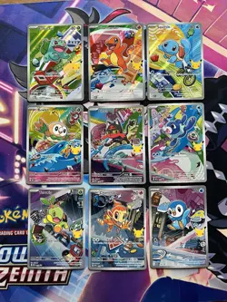 Pokemon First partner Illustration Collection Series 1 Full Set Of Promo Cards - Image 1