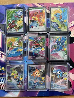 Pokemon First partner Illustration Collection Series 1 Full Set Of Promo Cards - Image 3