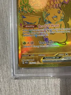 Pokemon TCG Pikachu EX Hyper Rare Card 179/131 Prismatic Evolutions,PSA 9 - Image 2