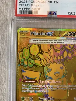 Pokemon TCG Pikachu EX Hyper Rare Card 179/131 Prismatic Evolutions,PSA 9 - Image 5
