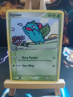 Pokemon TCG Ivysaur Crystal Guardians 34/100 Regular Common Non-Holo Card LP - Image 1