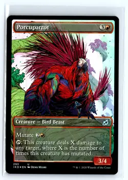 FOIL Porcuparrot Ikoria: Lair of Behemoths - MTG Magic the Gathering Card - Image 1