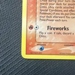 Pokemon TCG Ditto Delta Species 61/113 Non Holo LP Charmander - Image 5