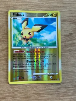 Pichu Reverse Holo 45/100 - Stormfront Pokemon TCG English MP - Image 1
