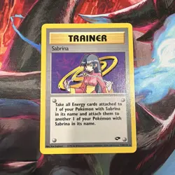 Sabrina 110/132 - Gym Challenge Unlimited Non-Holo Rare Pokemon TCG LP - Image 1