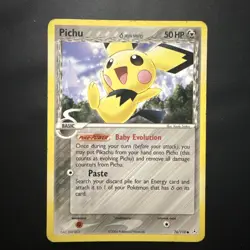 Pikachu + Pichu Delta Species - Holon Phantoms Non-Holo Pokemon Card Lp - Image 2