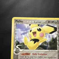 Pikachu + Pichu Delta Species - Holon Phantoms Non-Holo Pokemon Card Lp - Image 3