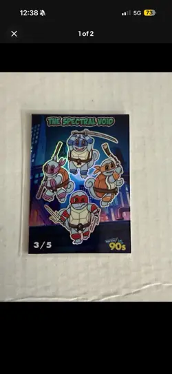 Kickstradomis Break Mat Lot (2) & TMNT Squirtle Card By Spectral Void - Image 3