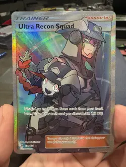 Pokemon TCG Ultra Recon Squad Full Art Holo Card 131/131 Sm-Forbidden Light LP - Image 1