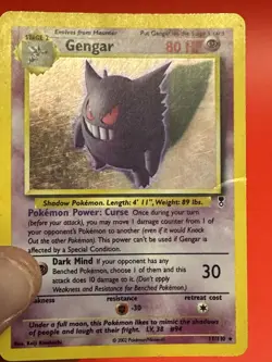 Gengar 11/110 Pokemon Legendary Collection Holo Rare Card 2002 HP WOTC - Image 2