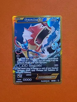 Pokemon Gyarados EX TCG Card Full Art Holo, Secret Rare, XY Breakpoint 123/122 - Image 1
