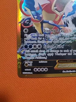 Pokemon Gyarados EX TCG Card Full Art Holo, Secret Rare, XY Breakpoint 123/122 - Image 5