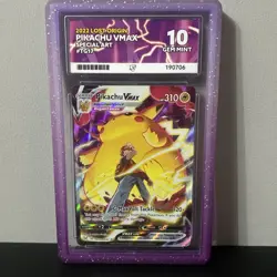 Pokemon TCG Pikachu VMAX ACE 10 Lost Origin Trainer Gallery TG17/TG30 Ultra Rare - Image 1