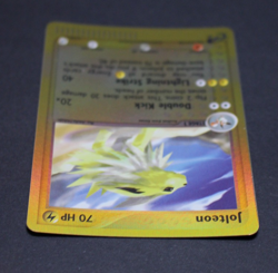 2003 Rare Pokemon Card Jolteon 6/100 EX Sandstorm Reverse Holo - Image 3