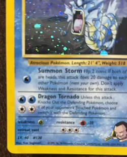 Pokemon Giovanni's Gyarados Gym Challenge Holo Rare Unlimited 5/132 - Image 3