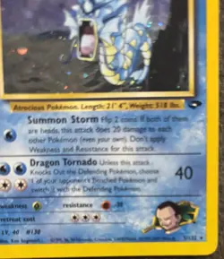 Pokemon Giovanni's Gyarados Gym Challenge Holo Rare Unlimited 5/132 - Image 4