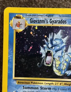 Pokemon Giovanni's Gyarados Gym Challenge Holo Rare Unlimited 5/132 - Image 5