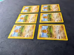 Lot of 6 Vintage Pokemon Diglett 47/102 Base Set WOTC 1999 Common LP/MP - Image 3