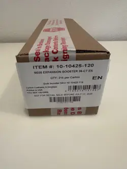 Pokemon TCG ME05 PITCH BLACK 6 BOX BOOSTER CASE Sealed IN HAND 10x CASE LOT - Image 1