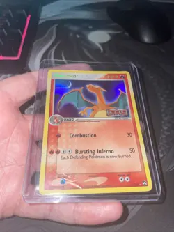 2007 Pokemon Charizard Holo 6/108 EX Power Keepers - Damaged/HP Vintage Card - Image 1