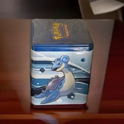 2022 POKEMON TCG Stacking Tin Water 3 Booster Packs Sword & Shield - Image 1