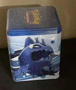2022 POKEMON TCG Stacking Tin Water 3 Booster Packs Sword & Shield - Image 3