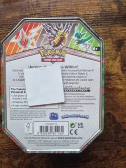 Pokemon TCG Rotom V Hidden Potential Tin New Sealed Lost Origin Fusion Strike 2 - Image 3
