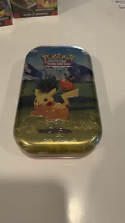 Ascended Heroes Mini Tin - Pokemon TCG Sealed Pikachu and Tepig Mini Tin - Image 1