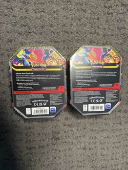 Pokemon TCG - Mega Charizard ex Tin (Set of 2 Tins) - Brand New Sealed - Image 2