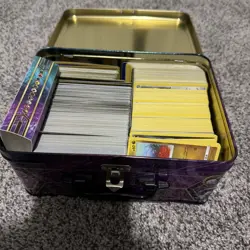 Pokemon TCG Bulk Card Lot Common/Uncommon/Rare, 500+ Tin Included - Image 1