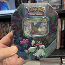 Pokemon TCG Paldea Partners Tin Meowscarada ex Brand New Sealed Unopened Tin - Image 1