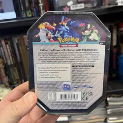 Pokemon TCG Paldea Partners Tin Meowscarada ex Brand New Sealed Unopened Tin - Image 2