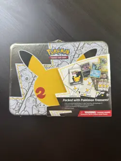 Pokemon TCG Celebrations 25th Anniversary Lunch Box Tin New Factory Sealed - Image 1