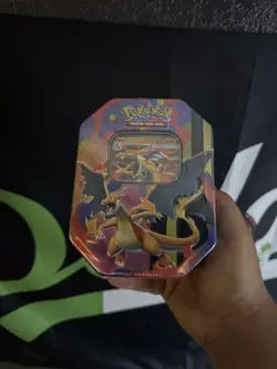 Pokemon TCG: Mega Charizard Y ex Tin Brand New Factory Sealed - Image 1