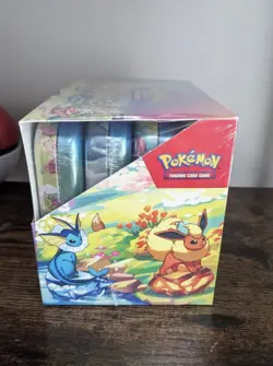 Pokemon TCG: Prismatic Evolutions Mini Tin Display sealed (8 mini tins) IN-HAND - Image 3