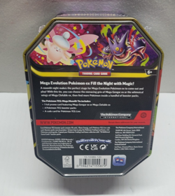 Pokemon TCG Mega Moonlit Tin Mega Gengar ex Promo Mega Evolution NEW SEALED - Image 2
