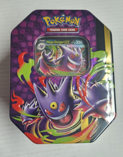 Pokemon TCG Mega Moonlit Tin Mega Gengar ex Promo Mega Evolution NEW SEALED - Image 3