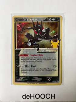 Greninja Gold Star SWSH144 2021 Celebrations Pokemon Black Star Promo - Image 1