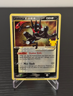 Pokemon TCG Greninja Gold Star SWSH144 25th Celebrations Promo Card - Image 1