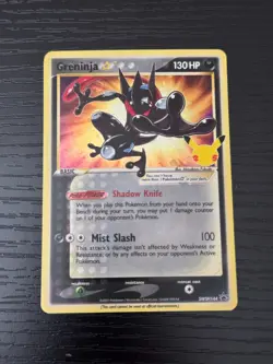 Pokemon TCG Greninja Gold Star SWSH144 25th Celebrations Promo Card - Image 4