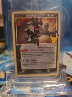 Pokemon Greninja TCG Gold Star SWSH144 25th Celebrations Promo - Image 1