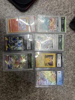 Lot of 7 Slaps Pokemon Cards Ultra Rare Holo Full Art - Image 1