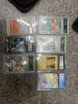 Lot of 7 Slaps Pokemon Cards Ultra Rare Holo Full Art - Image 2