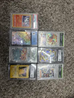 Lot of 7 Slaps Pokemon Cards Ultra Rare Holo Full Art - Image 3