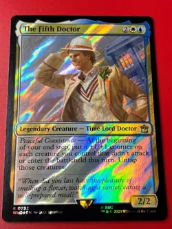 1x SURGE FOIL THE FIFTH DOCTOR - Doctor Who - MTG - Magic the Gathering - Image 1