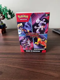 Pokemon TCG Destined Rivals Booster Bundle (6 packs) Factory Sealed - Image 1