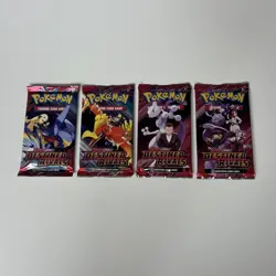 Pokemon TCG - Destined Rivals - x4 Booster Packs Art Set Brand New Sealed ✅ - Image 1